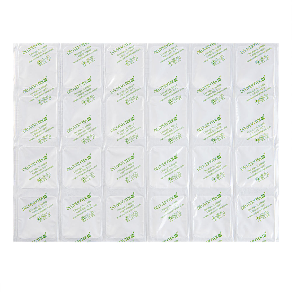 Delivery Tek Plastic Shipping Ice Pack - 4 x 6 Cells - 15 1/4" x 11 1/2" - 10 count box