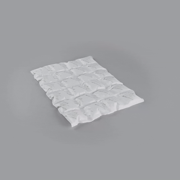 Delivery Tek Plastic Shipping Ice Pack - 4 x 6 Cells - 15 1/4" x 11 1/2" - 10 count box