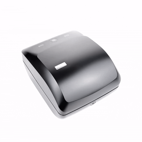 Clean Tek Professional Black Plastic 8" Automatic Paper Towel Roll Dispenser - 12" x 8 3/4" x 15 1/2" - 1 count box