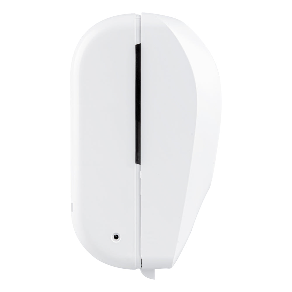 Clean Tek Professional White Plastic 8" Hands-Free Autocut Paper Towel Roll Dispenser - 12" x 8 3/4" x 15 1/2" - 1 count box