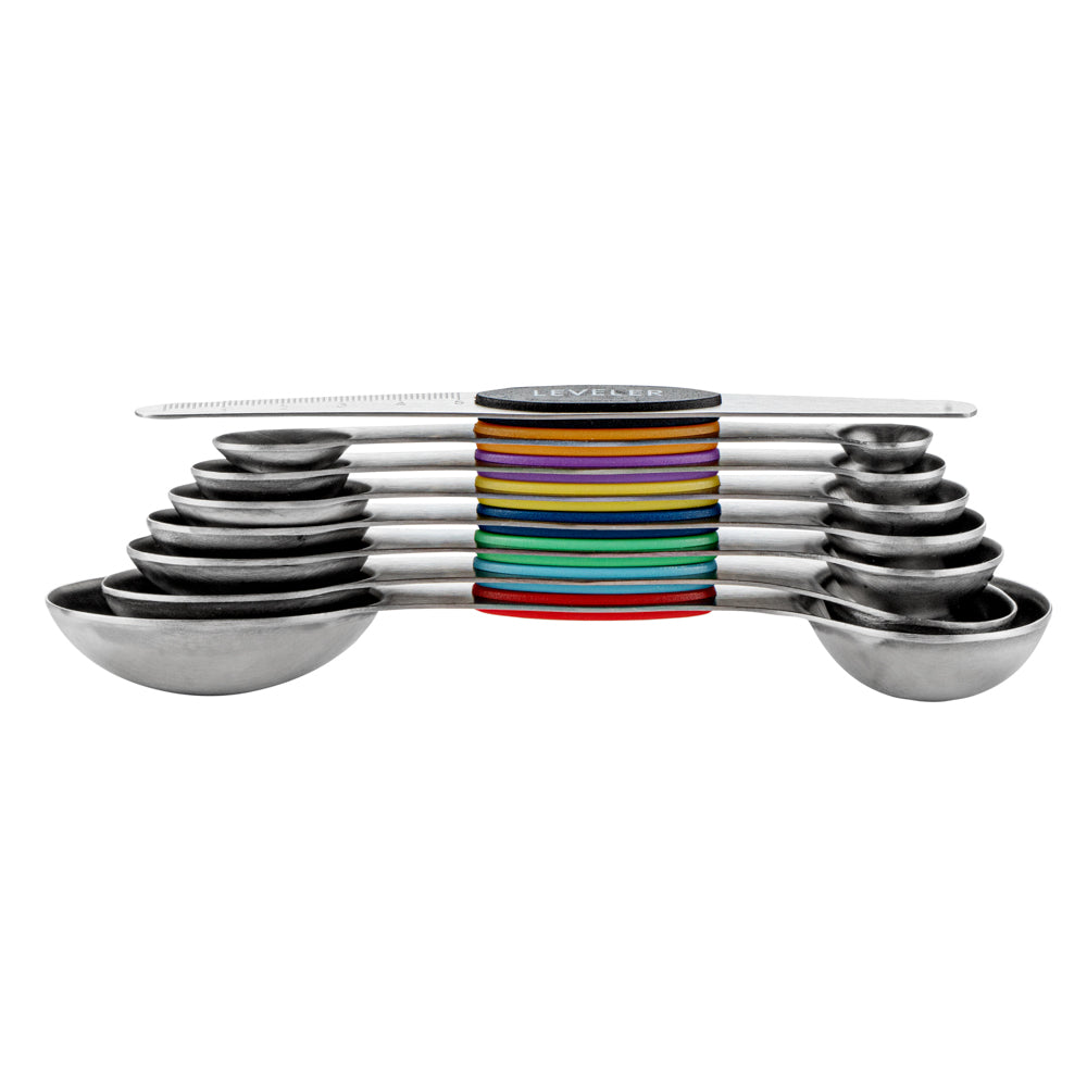 Met Lux Assorted Stainless Steel Measuring Spoon Set - 8-Piece, Magnetic - 1 count box