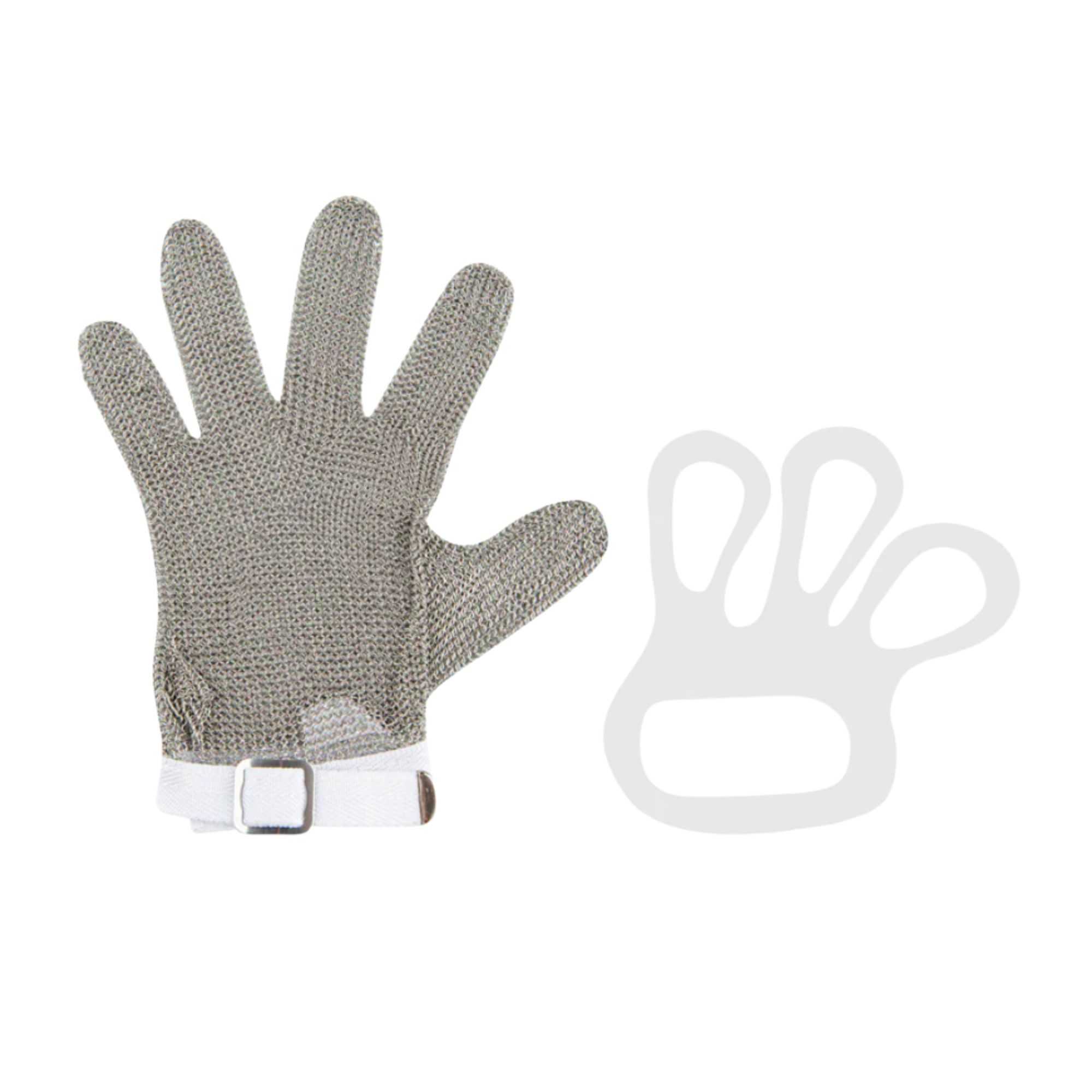 Life Protector Stainless Steel Mesh Small Cut-Resistant Glove - Level 9, Food Safe - 9 1/4" x 4 3/4" - 1 count box