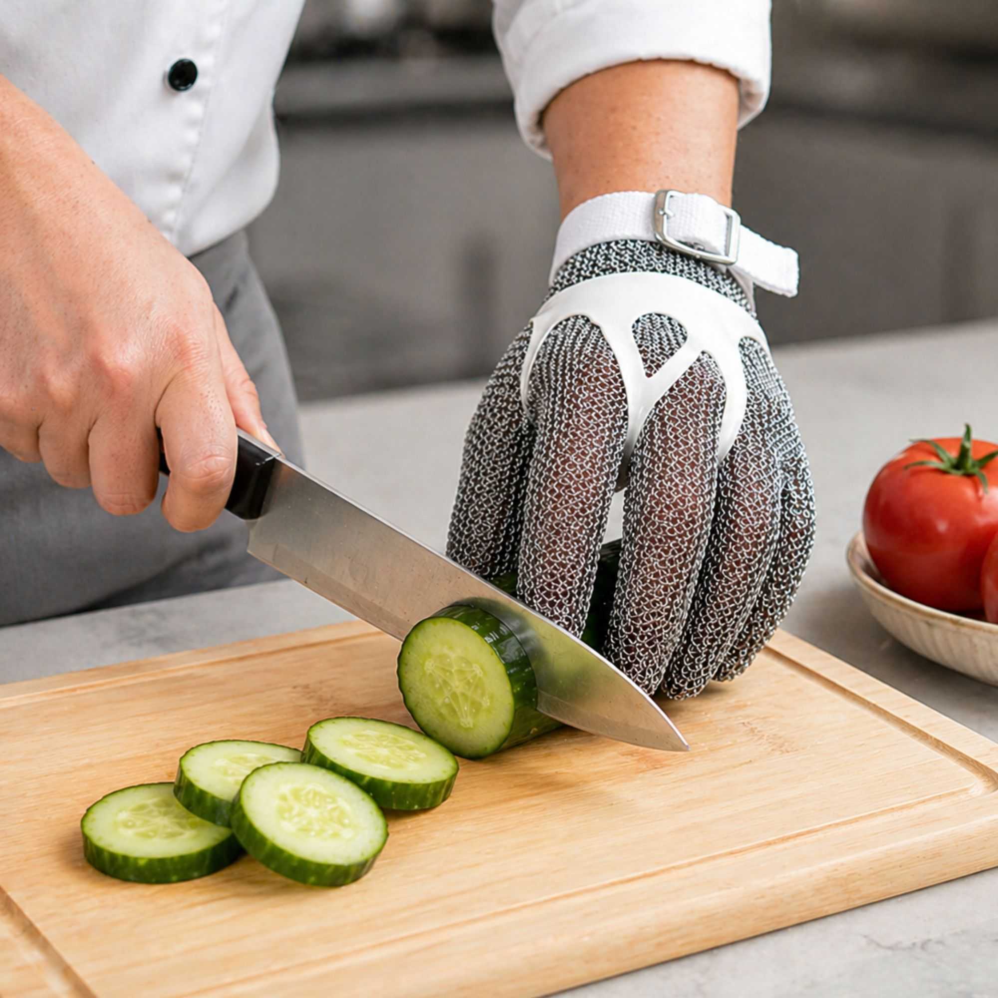 Life Protector Stainless Steel Mesh Small Cut-Resistant Glove - Level 9, Food Safe - 9 1/4" x 4 3/4" - 1 count box