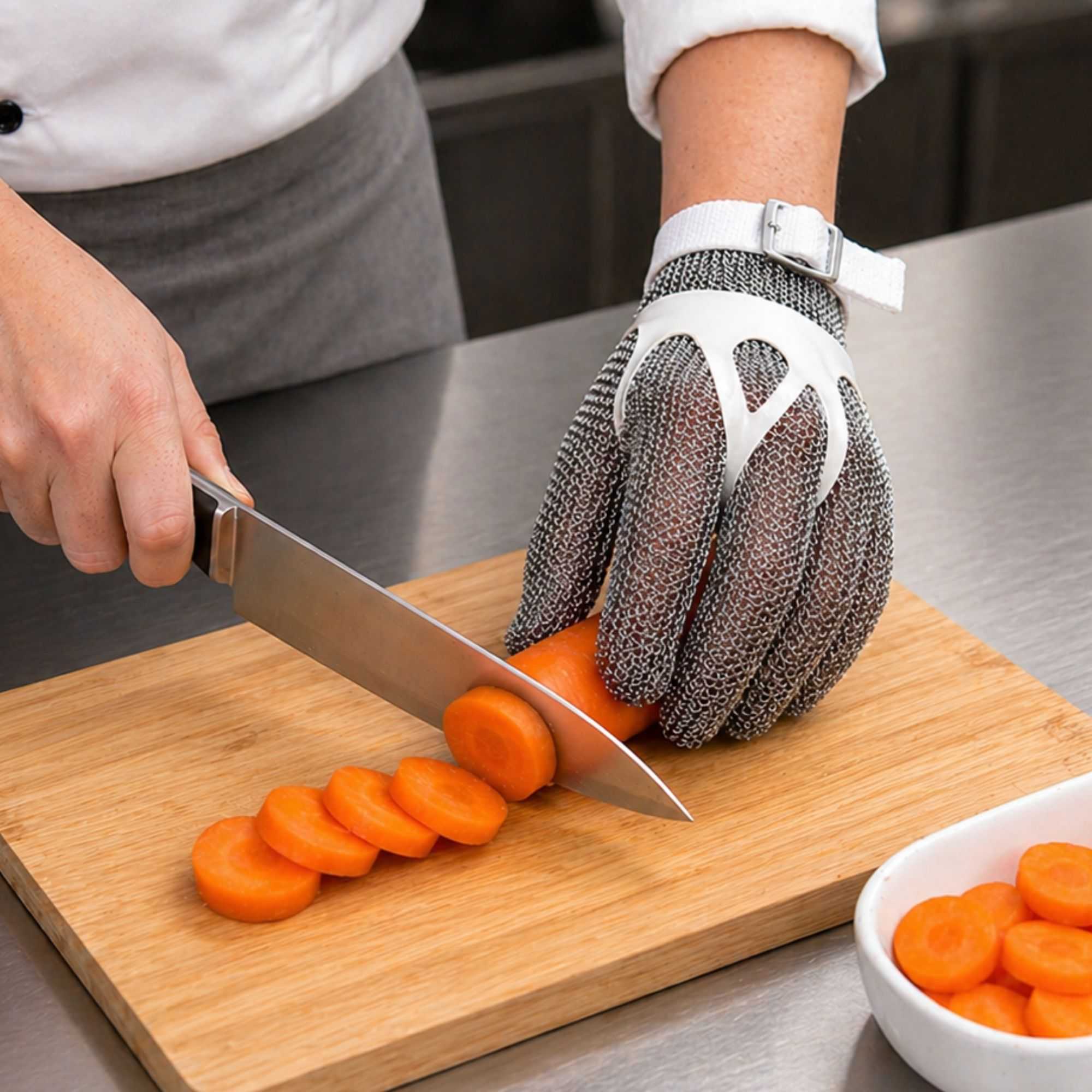 Life Protector Stainless Steel Mesh Small Cut-Resistant Glove - Level 9, Food Safe - 9 1/4" x 4 3/4" - 1 count box