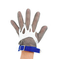 Life Protector Stainless Steel Mesh Large Cut-Resistant Glove - Level 9, Food Safe - 10" x 5" - 1 count box
