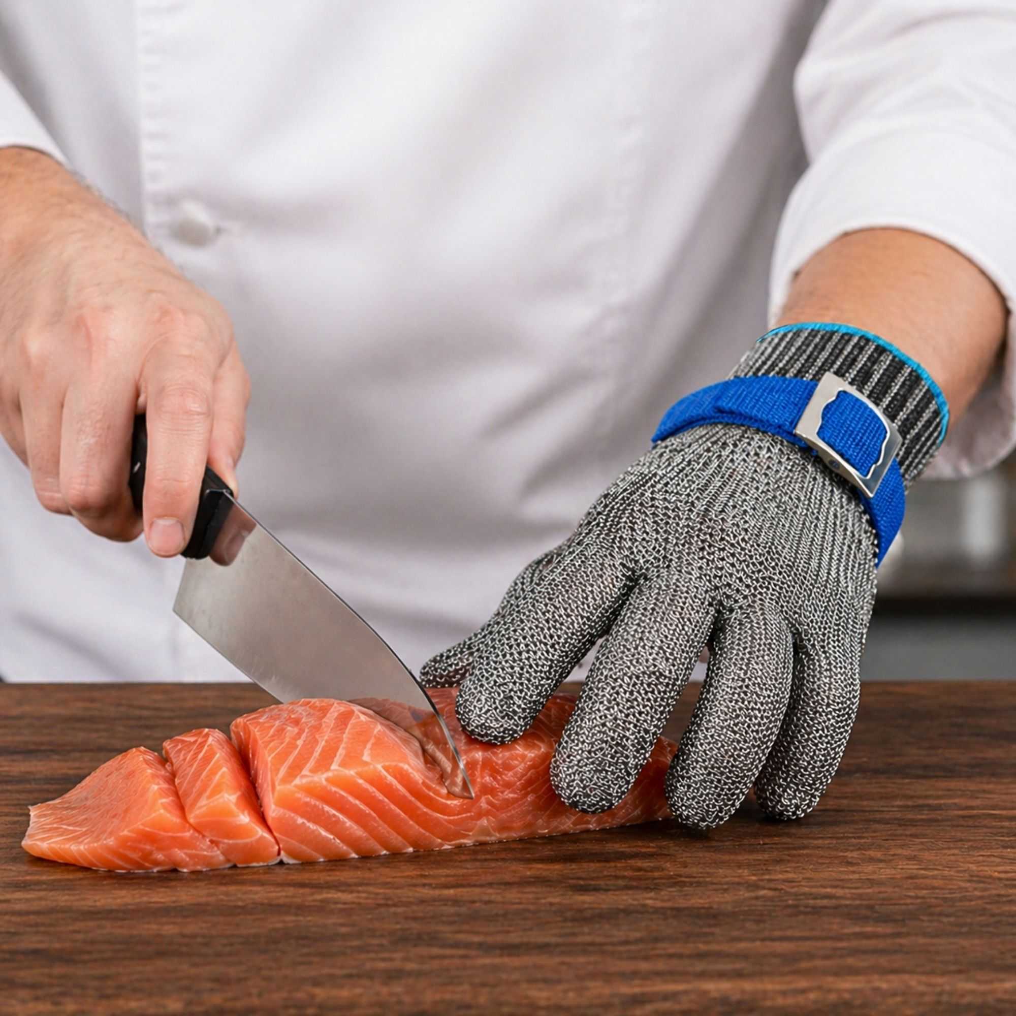 Life Protector Fiber / Stainless Steel Mesh Small Cut-Resistant Glove - Level 9, Food Safe - 8 3/4" x 4" - 1 count box