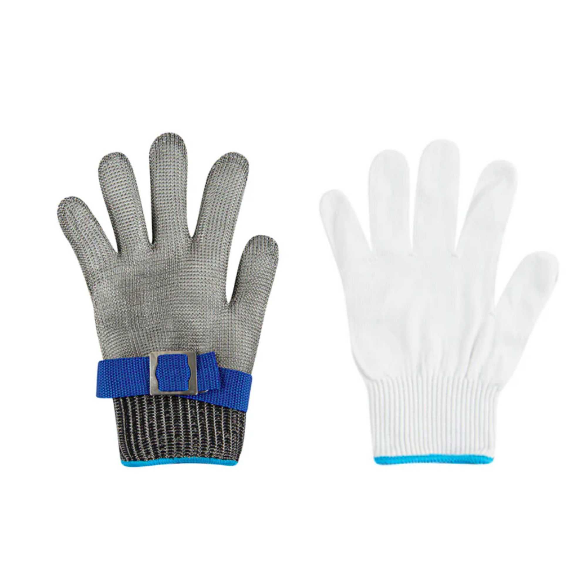 Life Protector Fiber / Stainless Steel Mesh Medium Cut-Resistant Glove - Level 9, Food Safe - 9 1/4" x 4" - 1 count box