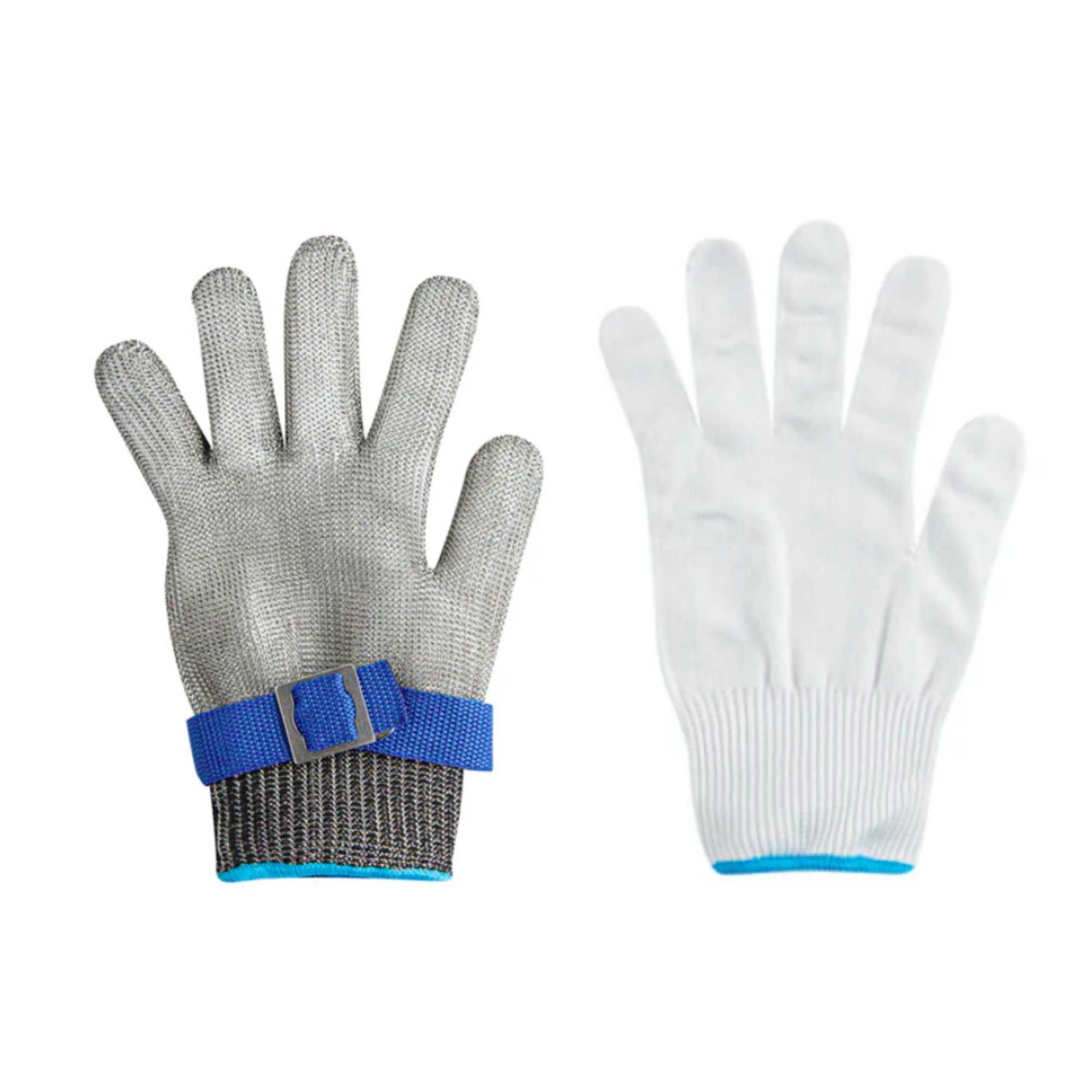 Life Protector Fiber / Stainless Steel Mesh Extra Large Cut-Resistant Glove - Level 9, Food Safe - 10" x 4 1/4" - 1 count box