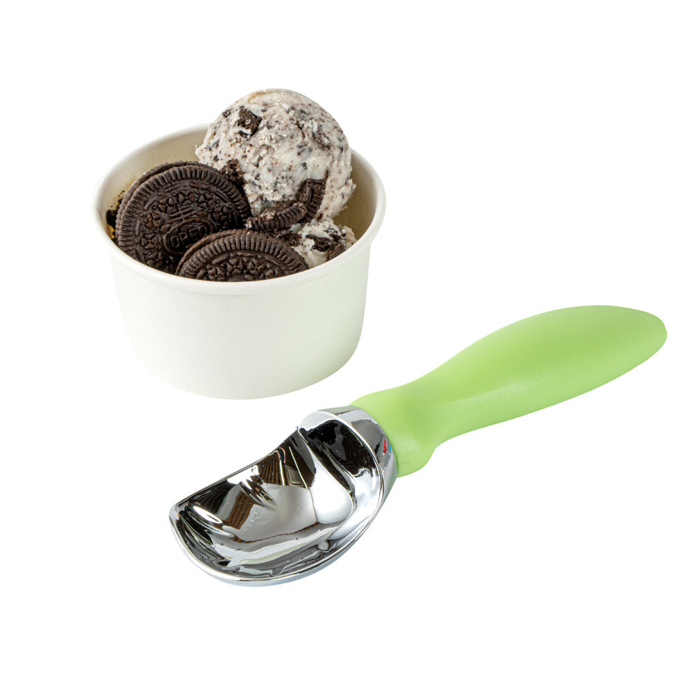 Comfy Grip Green Metal Ice Cream Scoop - 7 3/4" x 2" x 1 3/4" - 1 count box