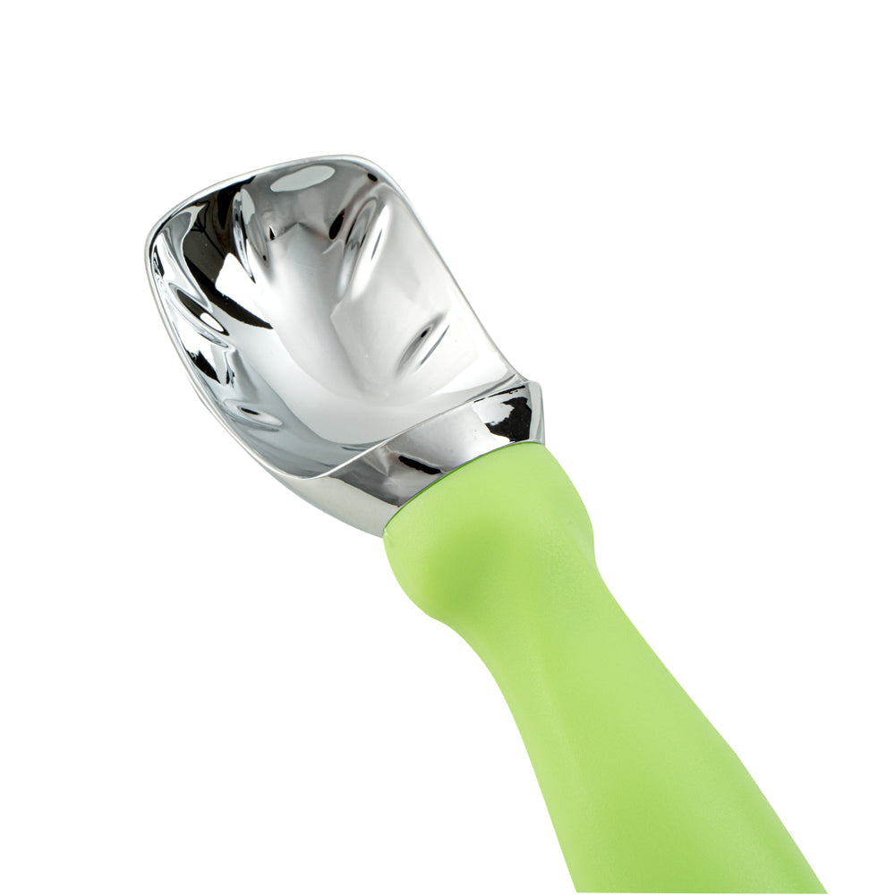 Comfy Grip Green Metal Ice Cream Scoop - 7 3/4" x 2" x 1 3/4" - 1 count box