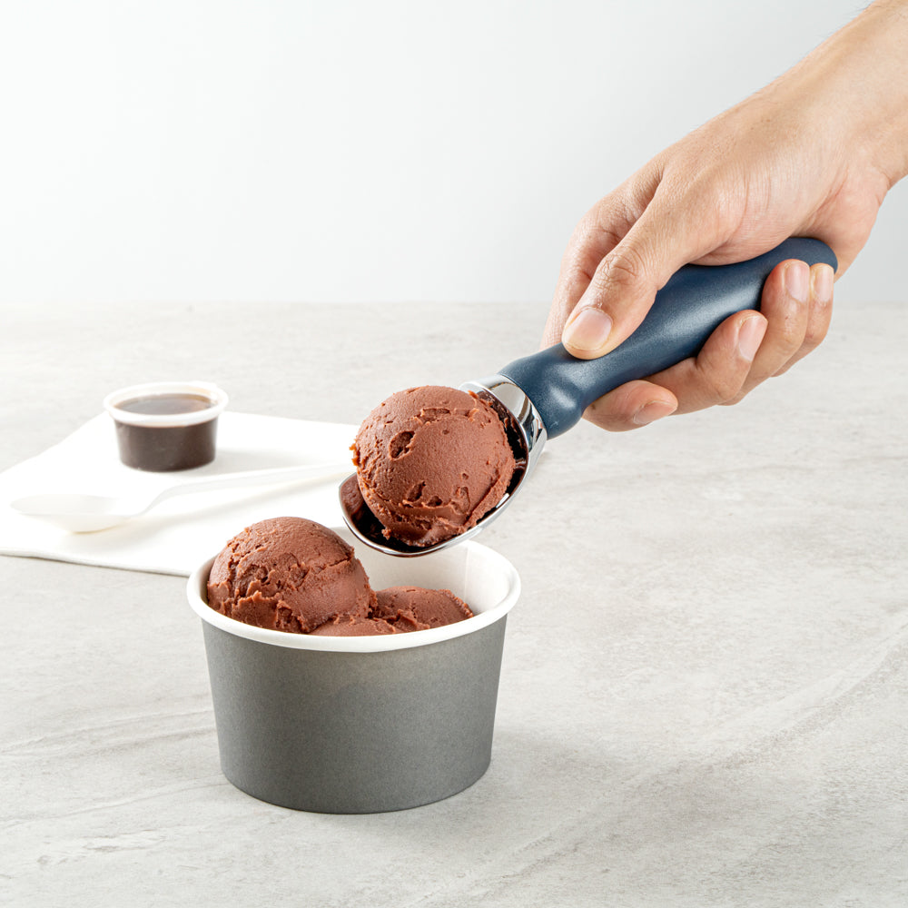 Comfy Grip Navy Blue Metal Ice Cream Scoop - 7 3/4" x 2" x 1 3/4" - 1 count box