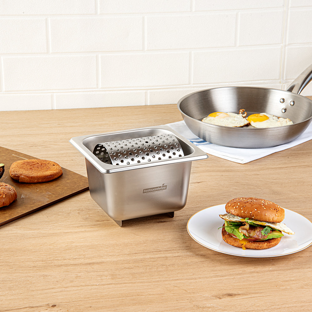 Met Lux White Stainless Steel Butter Wheel / Spreader - 10 1/4" x 10 1/4" x 10 1/4" - 1 count box