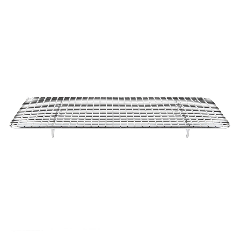 Met Lux Stainless Steel Footed Wire Cooling Rack - For Quarter Size Sheet Pan - 8 1/2" x 12" - 1 count box