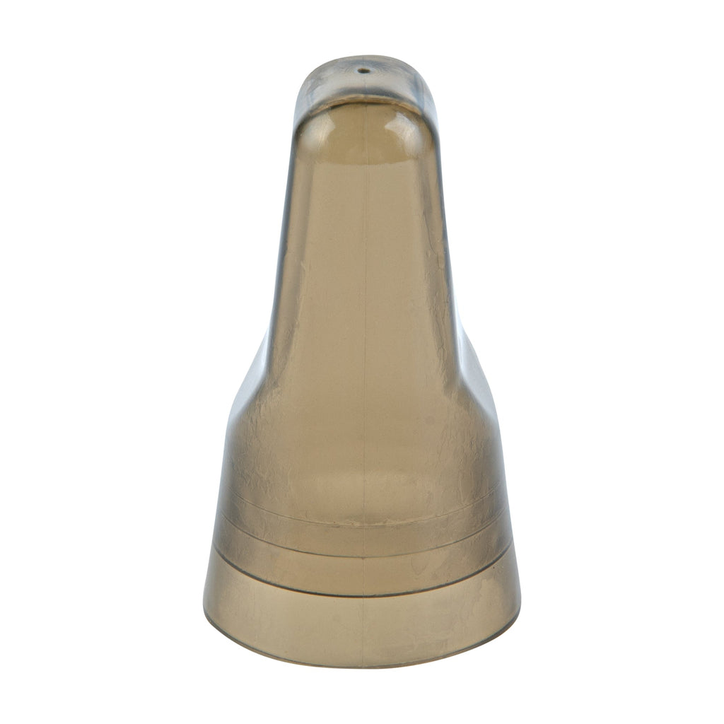 Bar Lux Translucent Plastic Liquor Pourer Cover - Universal - 1 3/4" x 1 3/4" x 3" - 100 count box