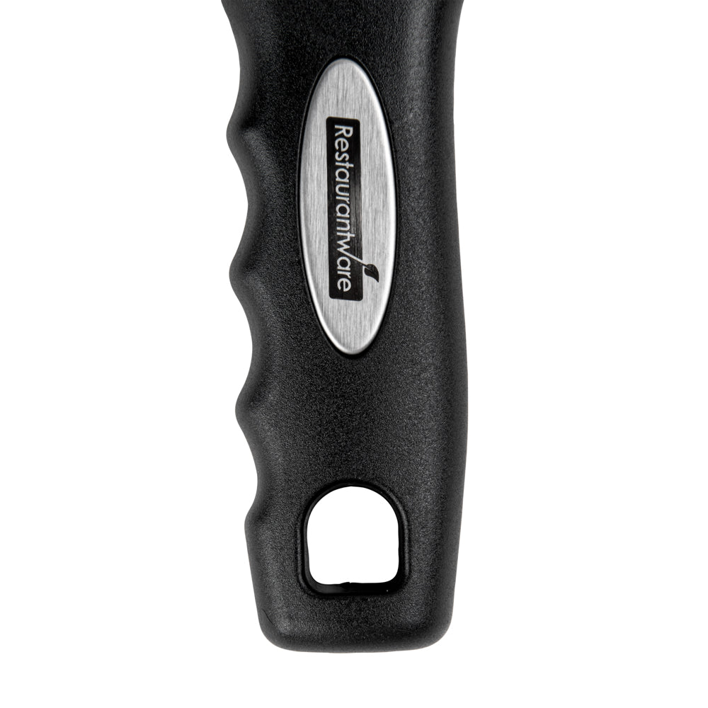 Comfy Grip Black Stainless Steel Vegetable Peeler - 7 1/2" - 1 count box