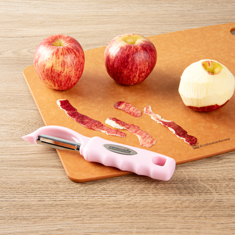 Comfy Grip Pink Stainless Steel Vegetable Peeler - 7 1/2" - 1 count box