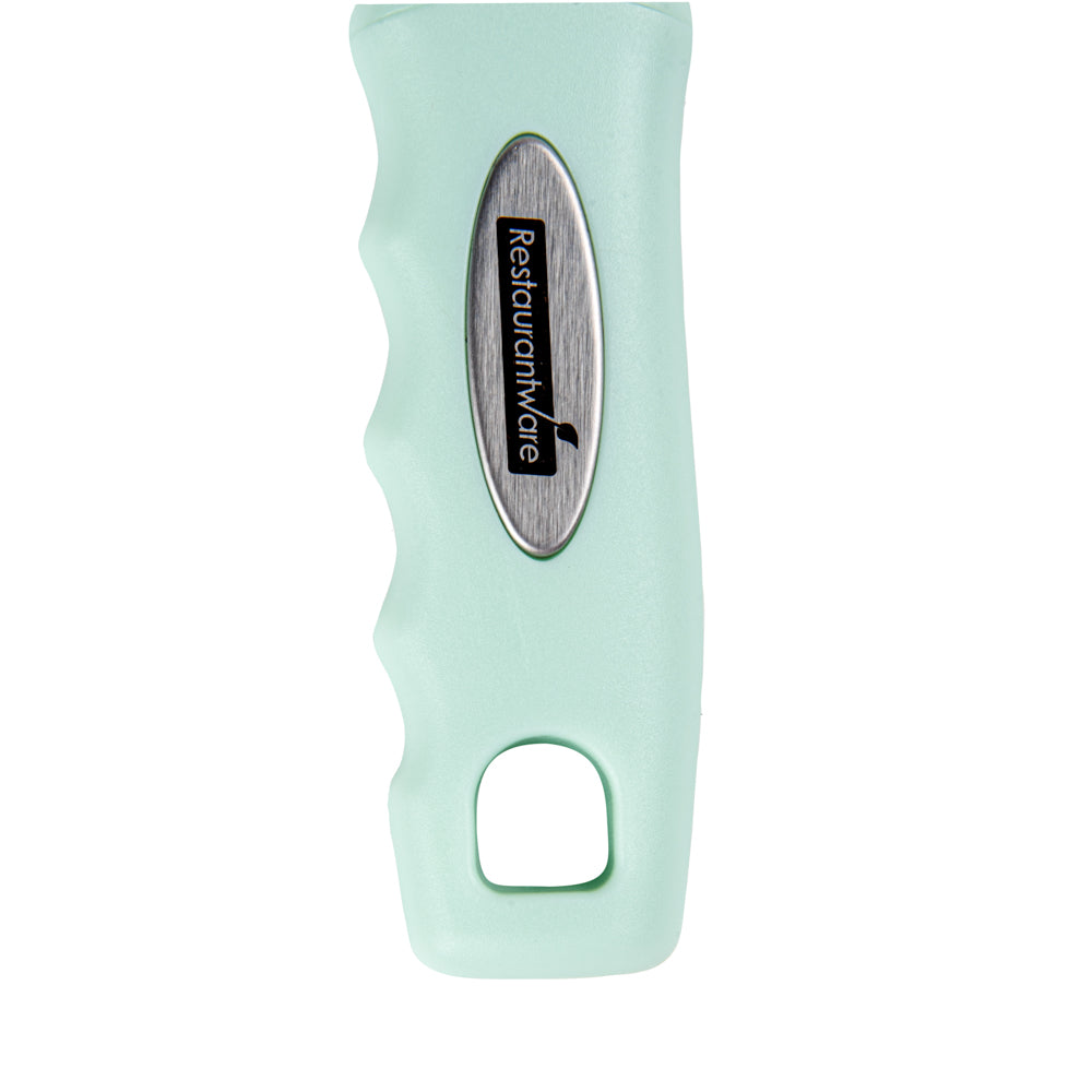 Comfy Grip Teal Stainless Steel Vegetable Peeler - 7 1/2" - 1 count box