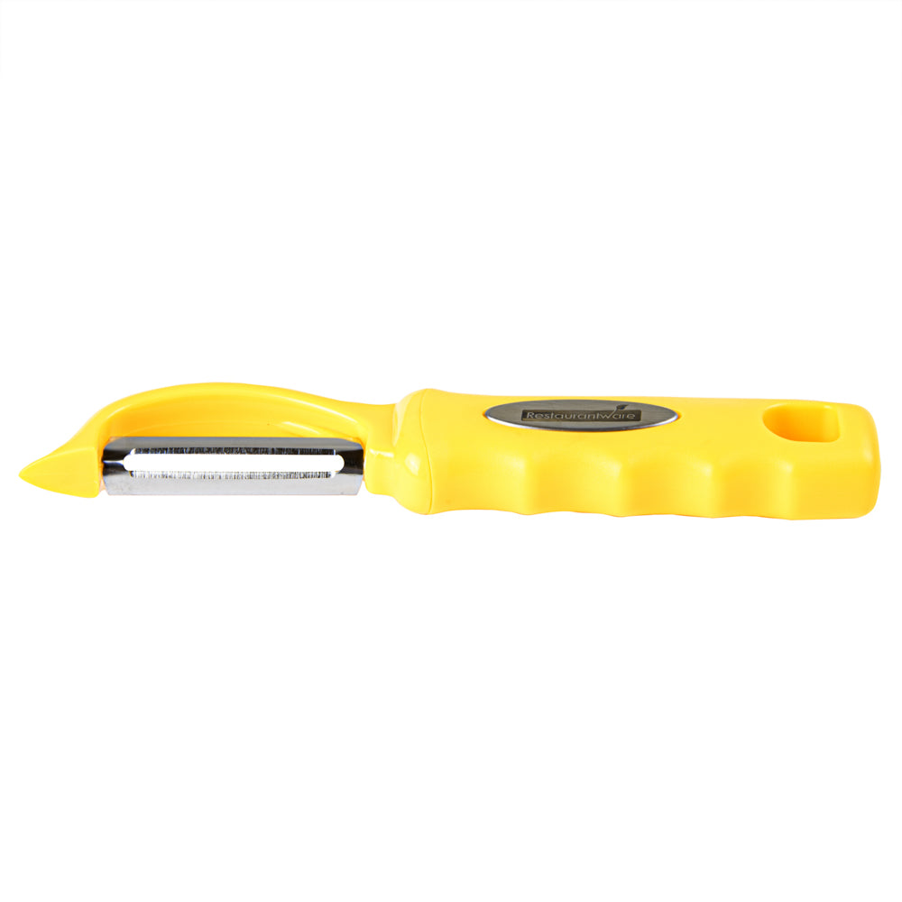 Comfy Grip Yellow Stainless Steel Vegetable Peeler - 7 1/2" - 1 count box