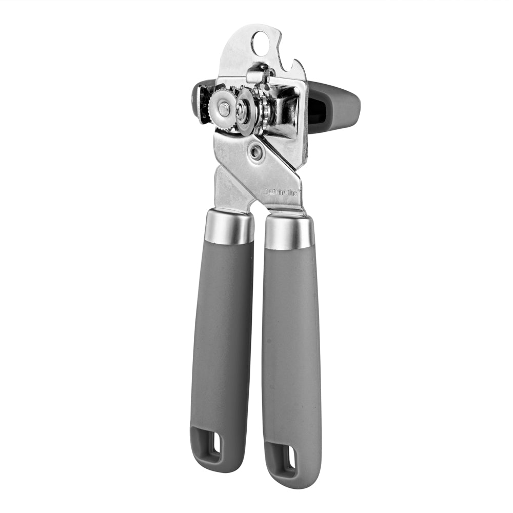 Comfy Grip Gray Stainless Steel Can Opener - 7 3/4" x 2" x 2" - 1 count box