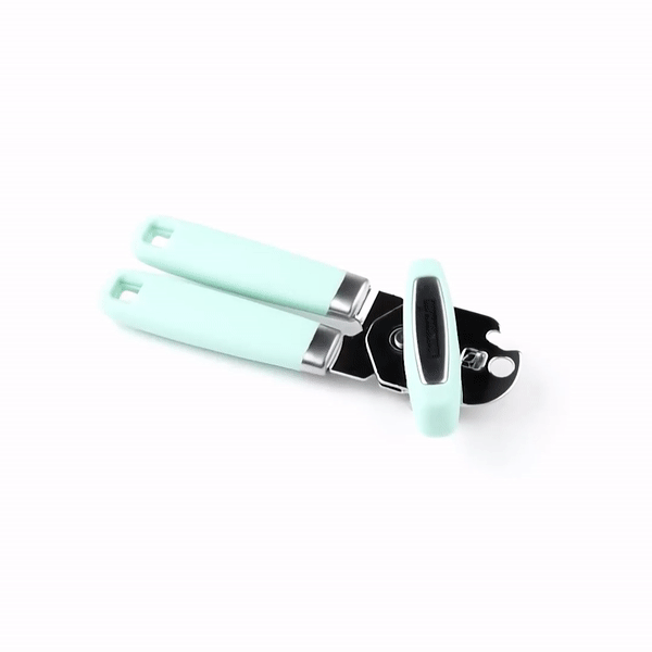 Comfy Grip Mint Green Stainless Steel Can Opener - 7 3/4" x 2" x 2 1/4" - 1 count box