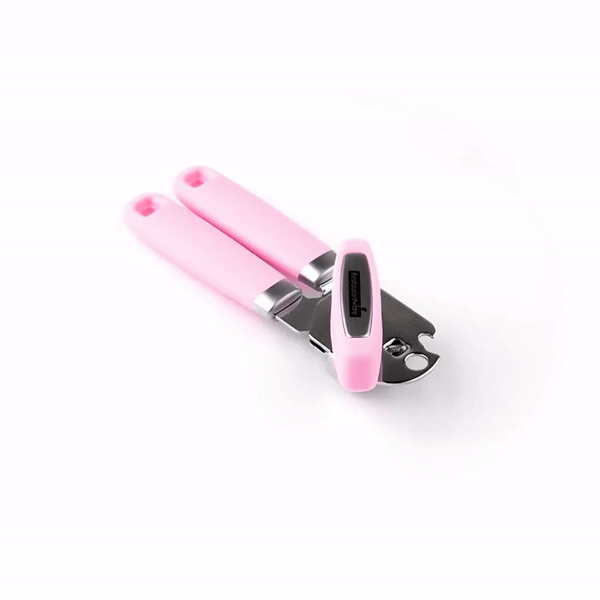 Comfy Grip Pink Stainless Steel Can Opener - 7 3/4" x 2" x 2 1/4" - 1 count box