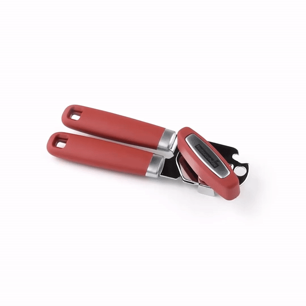 Comfy Grip Red Stainless Steel Can Opener - 7 3/4" x 2" x 2 1/4" - 1 count box