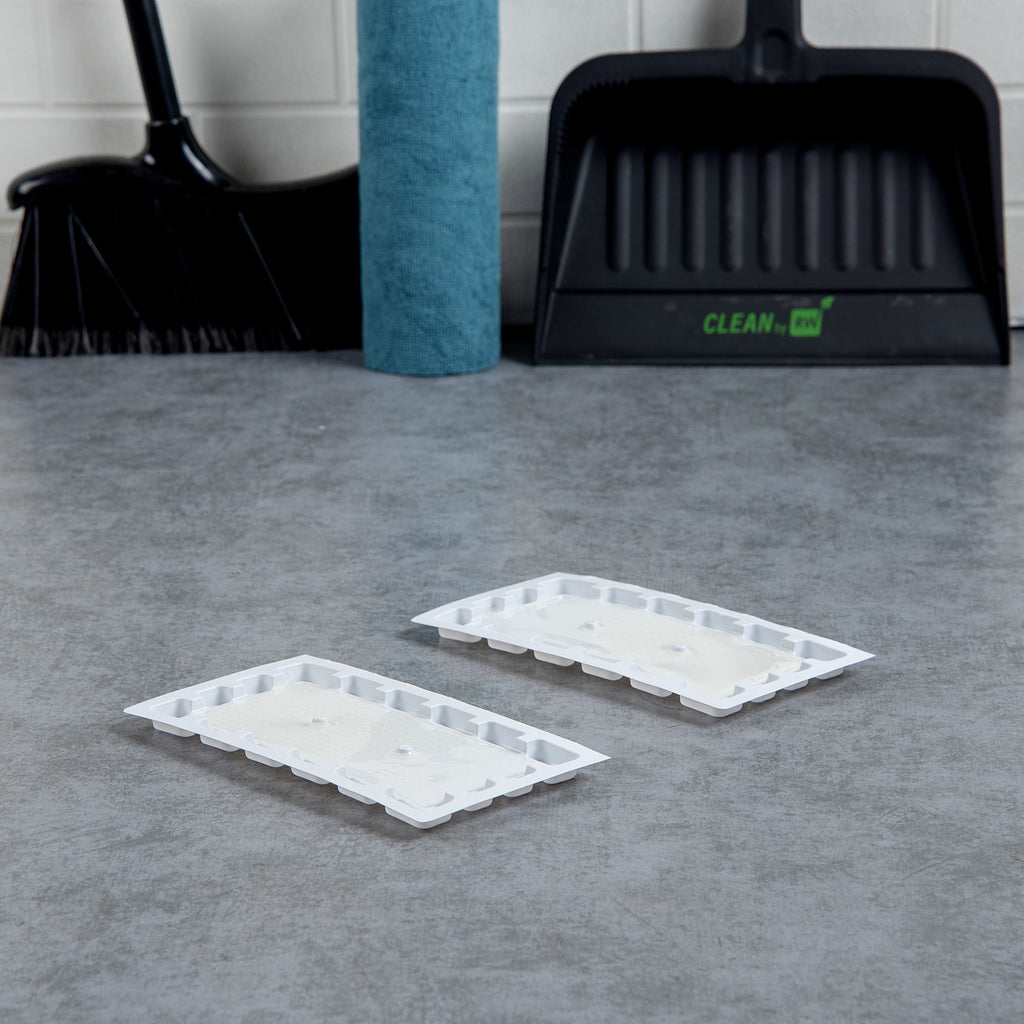 Pest Tek Plastic Mouse / Rat Glue Trap - Set of 2 - 8 1/4" x 4 1/4" x 1" - 1 count box