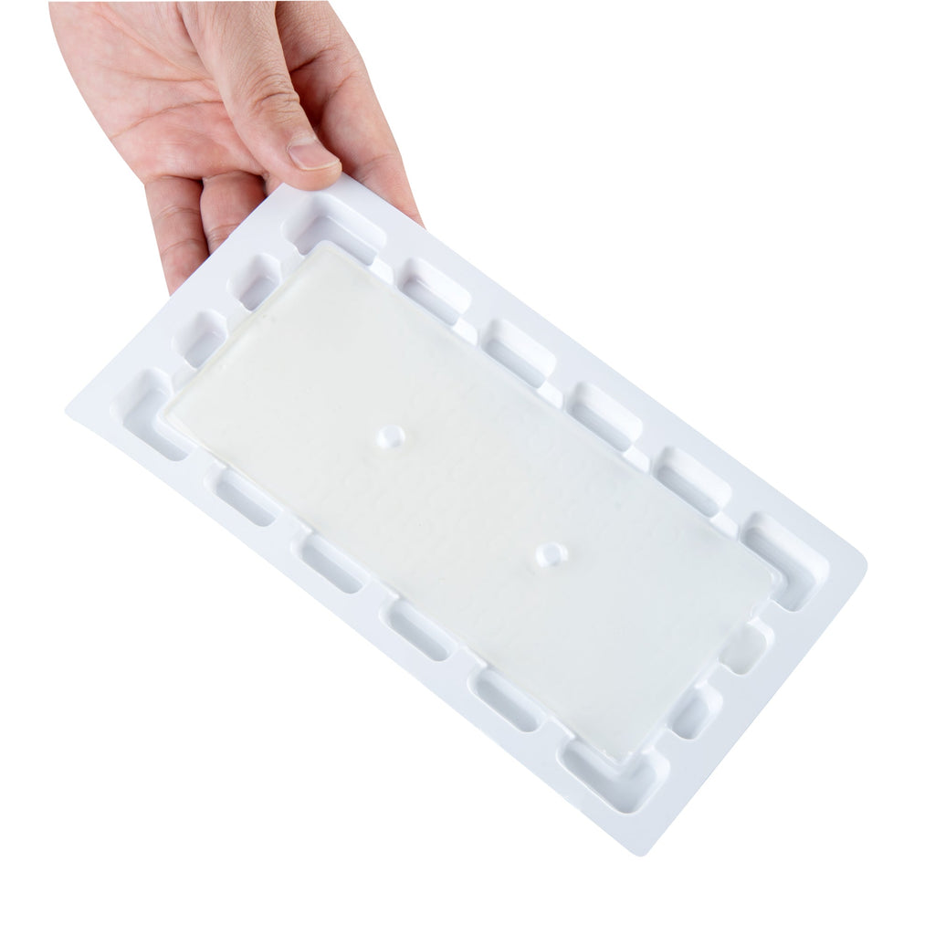 Pest Tek Plastic Mouse / Rat Glue Trap - Set of 2 - 8 1/4" x 4 1/4" x 1" - 10 count box
