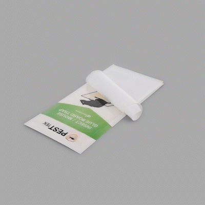 Pest Tek Paper Insect / Mouse Glue Board Trap - Set of 24 - 11" x 5 1/4" - 1 count box