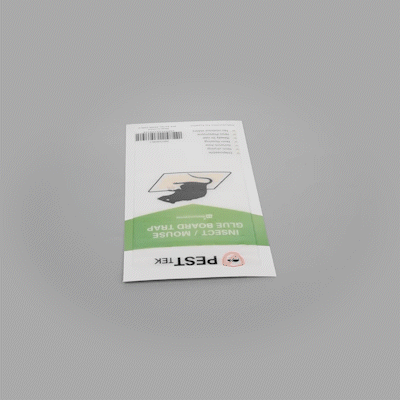 Pest Tek Paper Insect / Mouse Glue Board Trap - Set of 24 - 11" x 5 1/4" - 10 count box