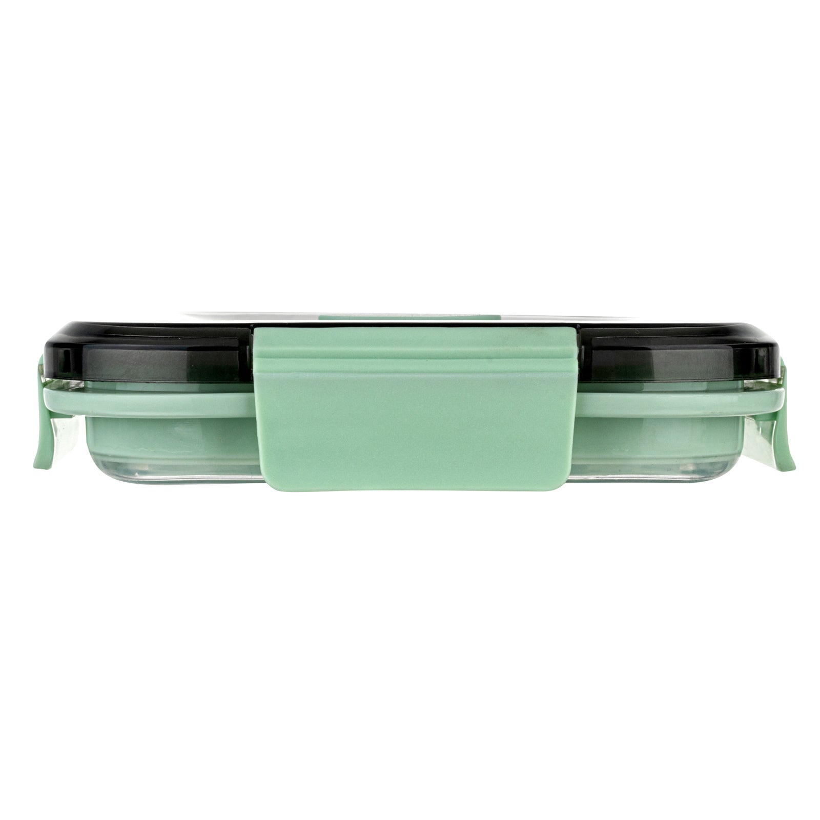 Fresh Hero 24 oz Green Plastic Airtight Food Storage Container - with Vented Lid, Collapsible - 6" x 6" x 2 3/4" - 20 count box