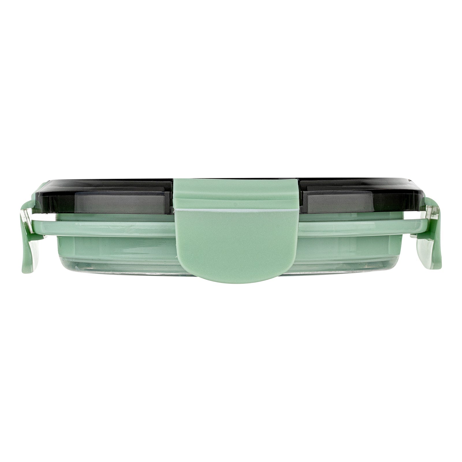 Fresh Hero 14 oz Green Plastic Airtight Food Storage Container - with Vented Lid, Collapsible - 5 1/2" x 5 1/2" x 2 3/4" - 1 count box