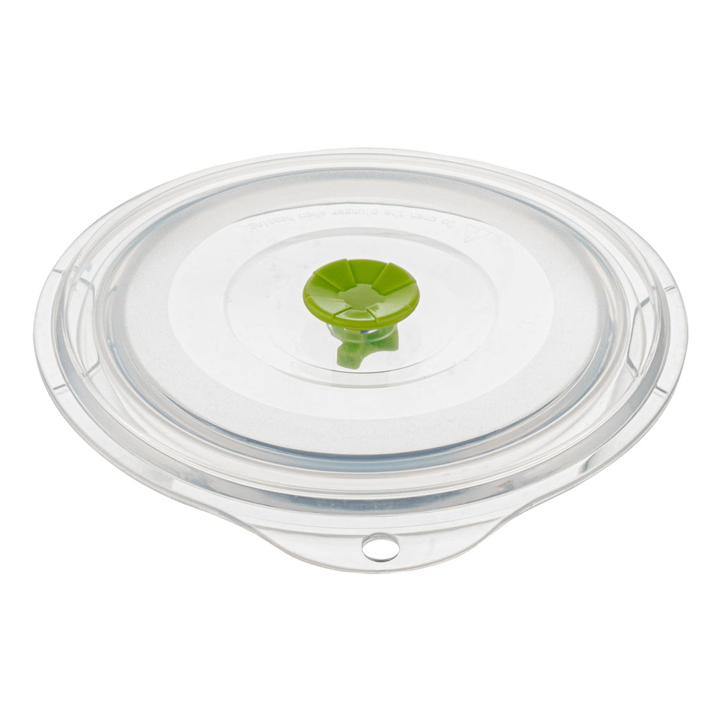 Fresh Hero 31 oz Green Silicone Airtight Food Storage Container - with Vented Lid, Collapsible - 7" x 7" x 3" - 1 count box
