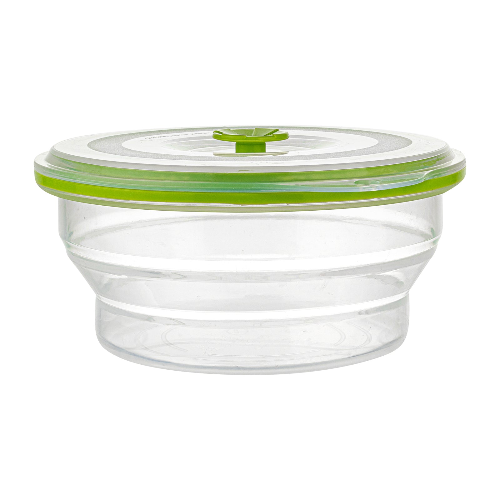 Fresh Hero 31 oz Green Silicone Airtight Food Storage Container - with Vented Lid, Collapsible - 7" x 7" x 3" - 20 count box