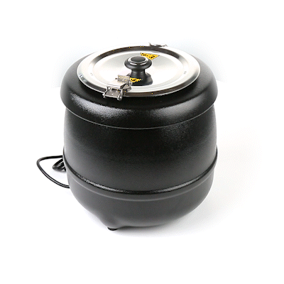 Hi Tek 10 qt Black Soup Kettle Warmer - 110V, 800W - 1 count box