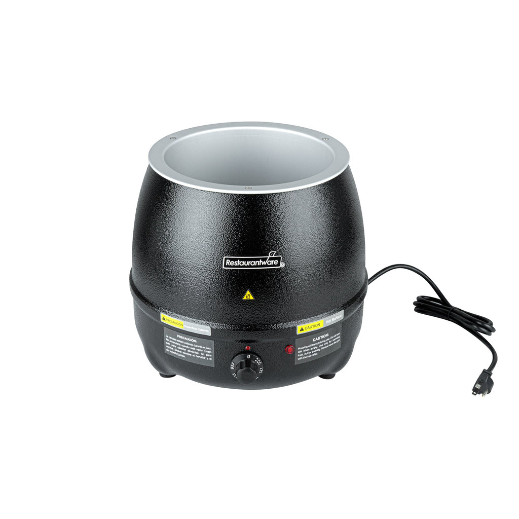 Hi Tek 10 qt Black Soup Kettle Warmer - 110V, 800W - 1 count box
