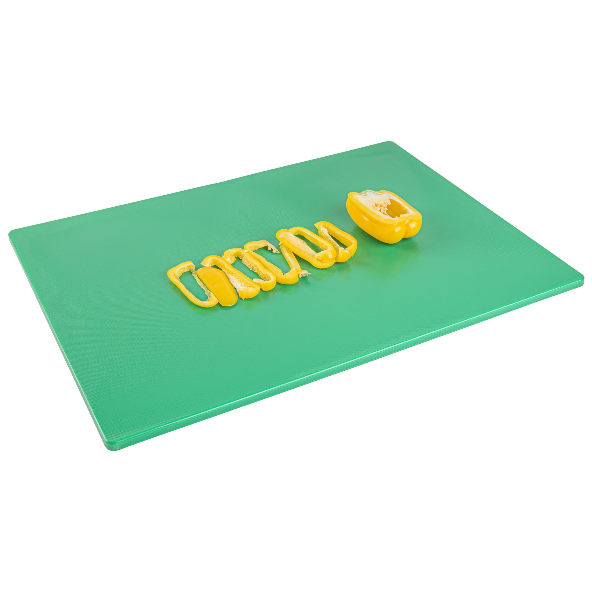 Chef 101 Green Plastic Cutting Board - 24" x 18" - 1 count box