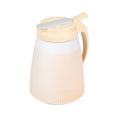 Chef 101 48 oz Beige Plastic All Purpose / Syrup Dispenser - 5 3/4" x 5" x 6 3/4" - 10 count box