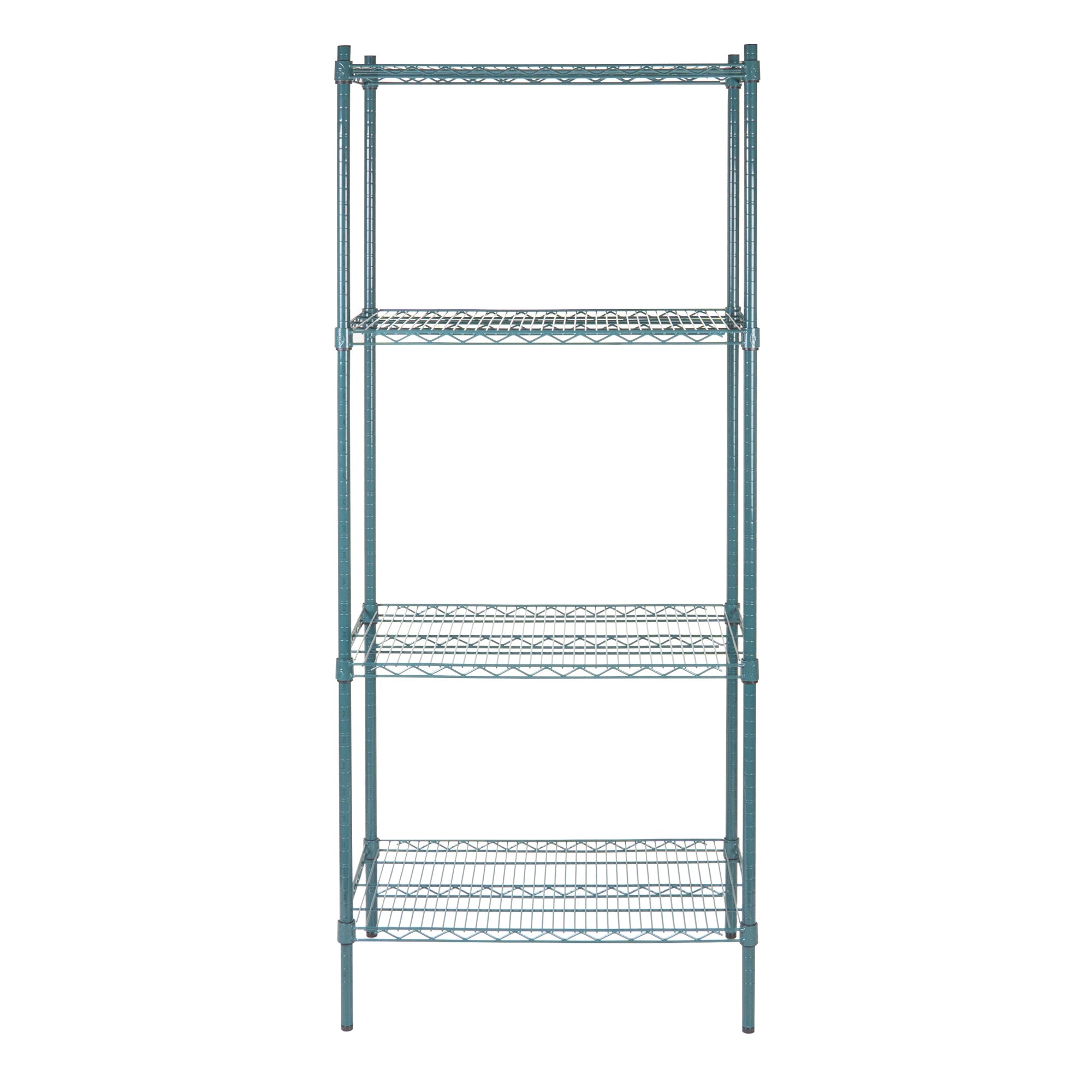Chef 101 NSF Green Epoxy Shelf - Corrosion-Resistant - 18" x 30" - 4 count box