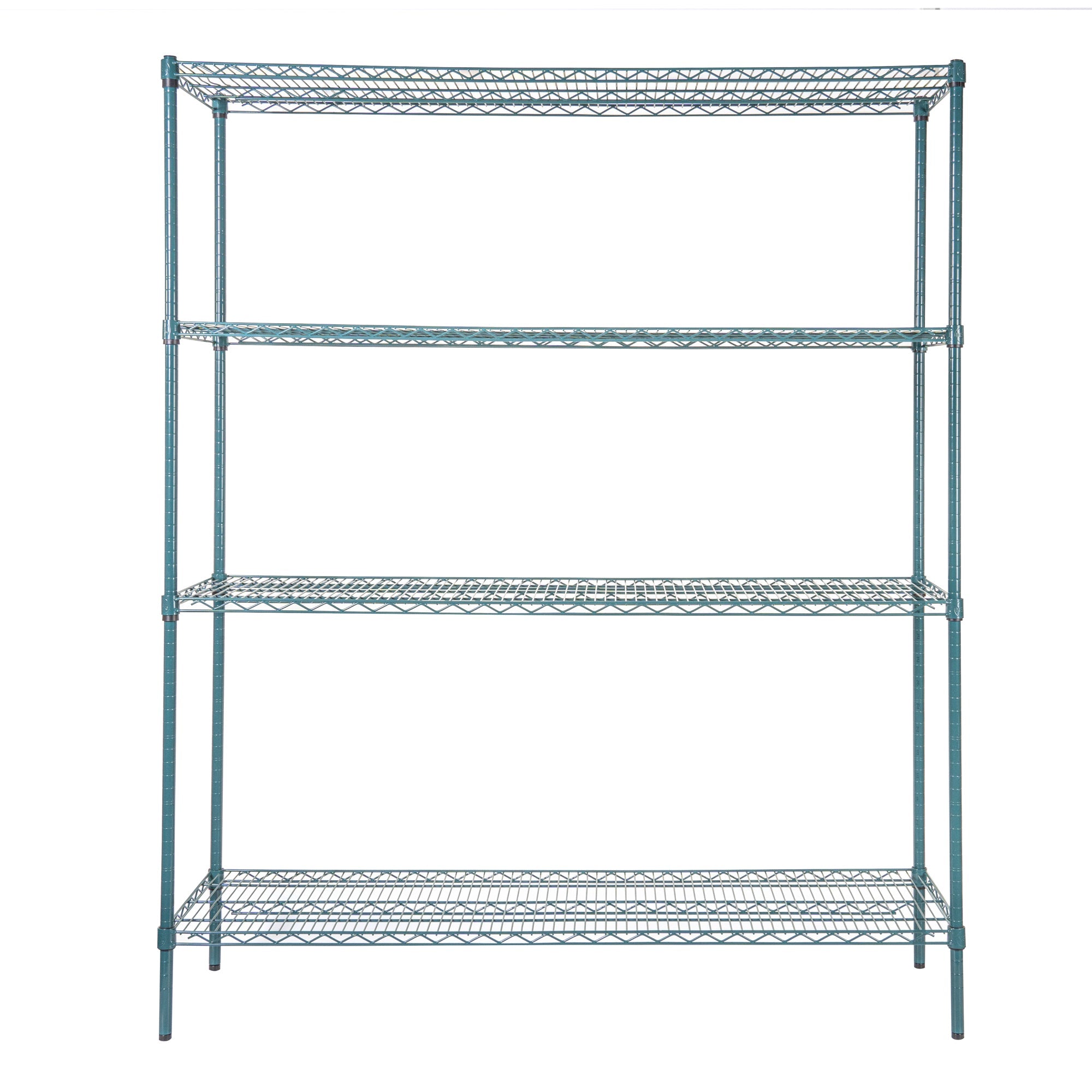 Chef 101 NSF Green Epoxy Shelf - Corrosion-Resistant - 18" x 60" - 4 count box