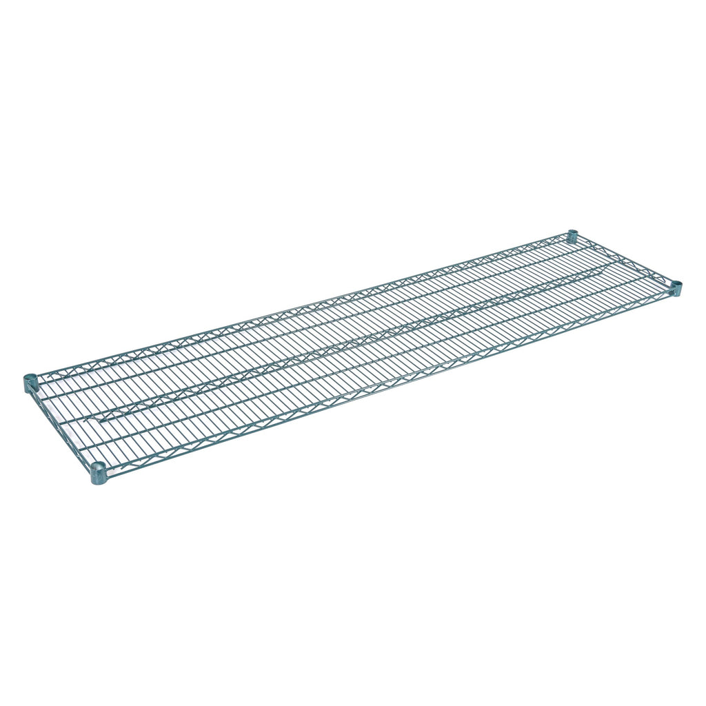 Chef 101 NSF Green Epoxy Shelf - Corrosion-Resistant - 18" x 72" - 4 count box
