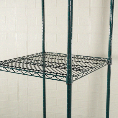 Chef 101 NSF Green Epoxy Shelf - Corrosion-Resistant - 24" x 24" - 4 count box