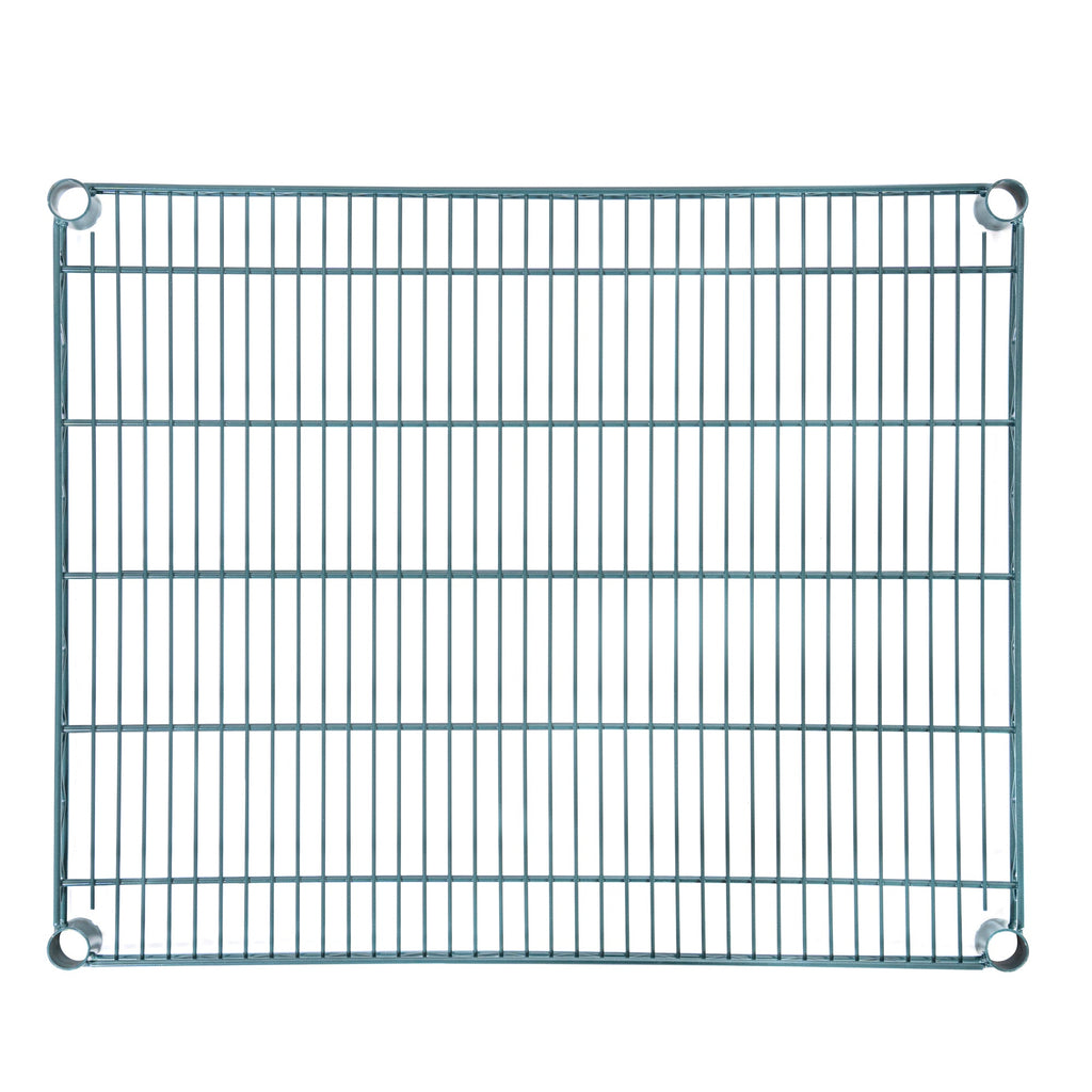 Chef 101 NSF Green Epoxy Shelf - Corrosion-Resistant - 24" x 30" - 4 count box