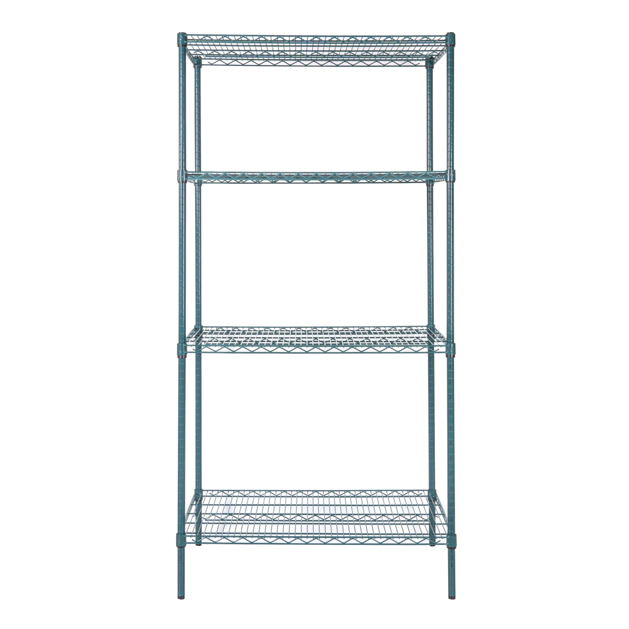 Chef 101 NSF Green Epoxy Shelf - Corrosion-Resistant - 24" x 36" - 4 count box