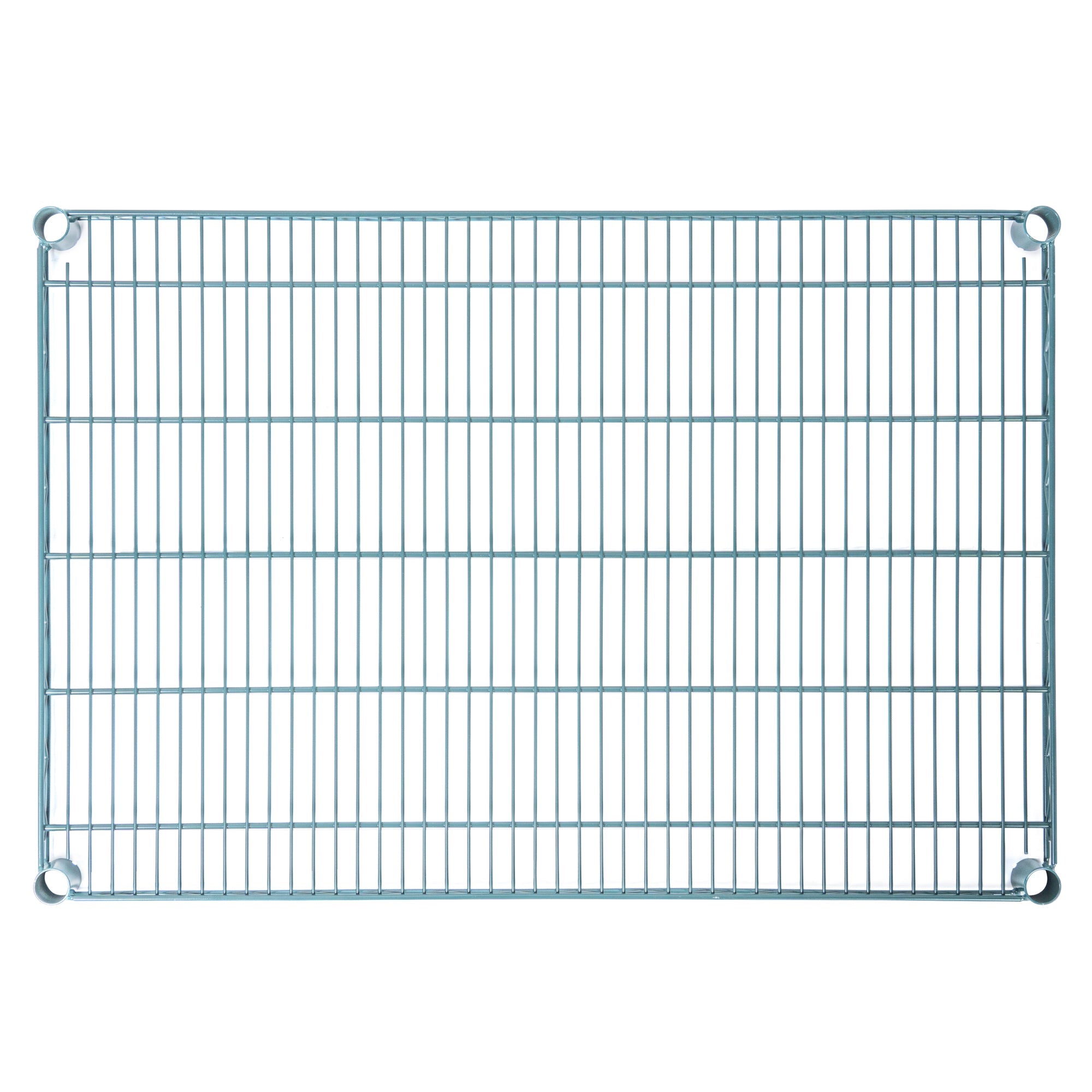 Chef 101 NSF Green Epoxy Shelf - Corrosion-Resistant - 24" x 36" - 4 count box