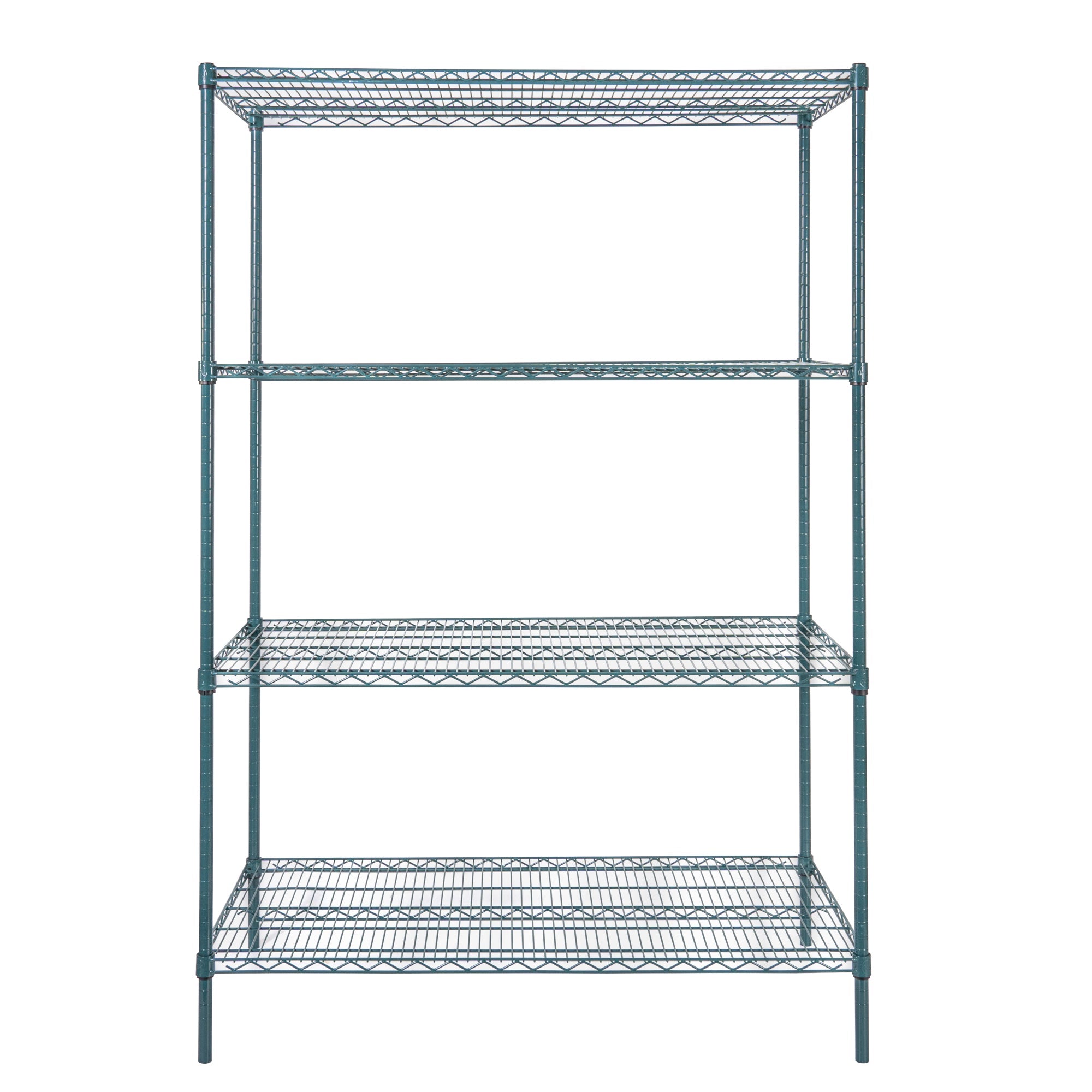 Chef 101 NSF Green Epoxy Shelf - Corrosion-Resistant - 24" x 48" - 4 count box