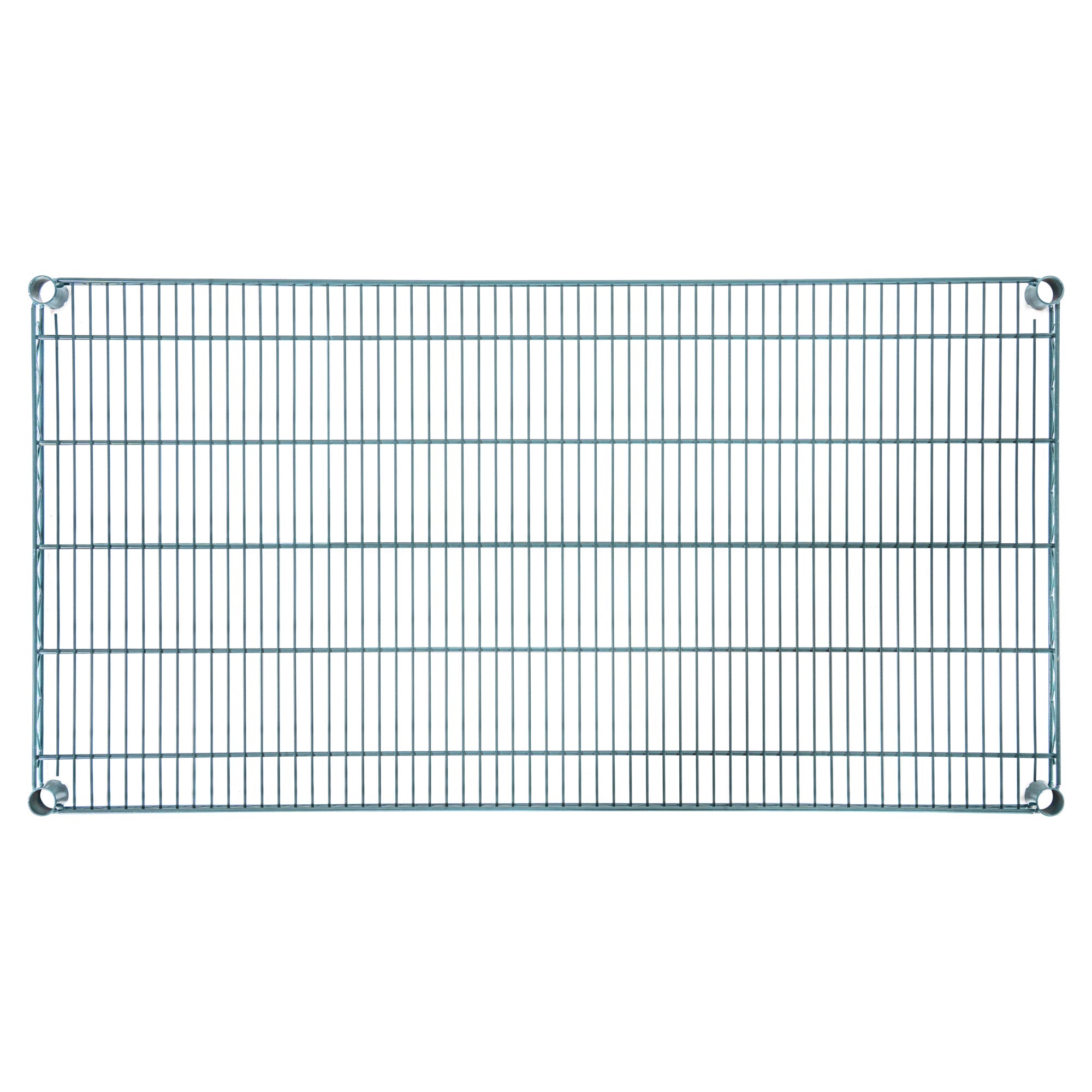 Chef 101 NSF Green Epoxy Shelf - Corrosion-Resistant - 24" x 48" - 4 count box