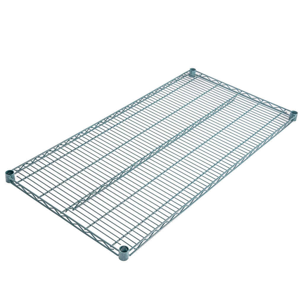 Chef 101 NSF Green Epoxy Shelf - Corrosion-Resistant - 24" x 48" - 4 count box