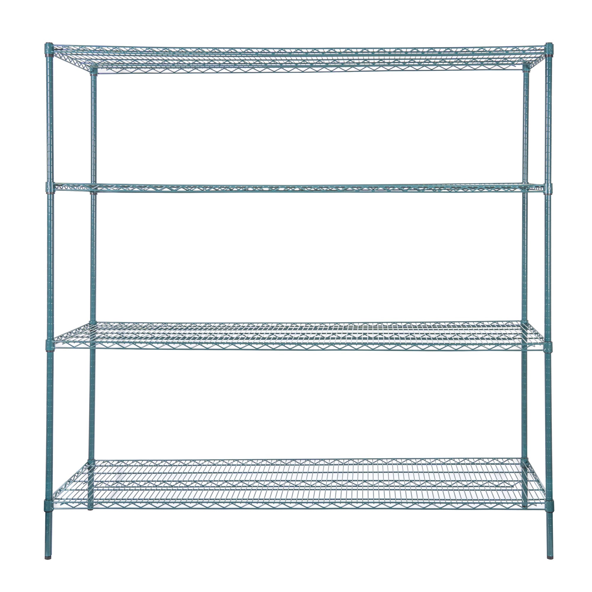 Chef 101 NSF Green Epoxy Shelf - Corrosion-Resistant - 24" x 72" - 4 count box