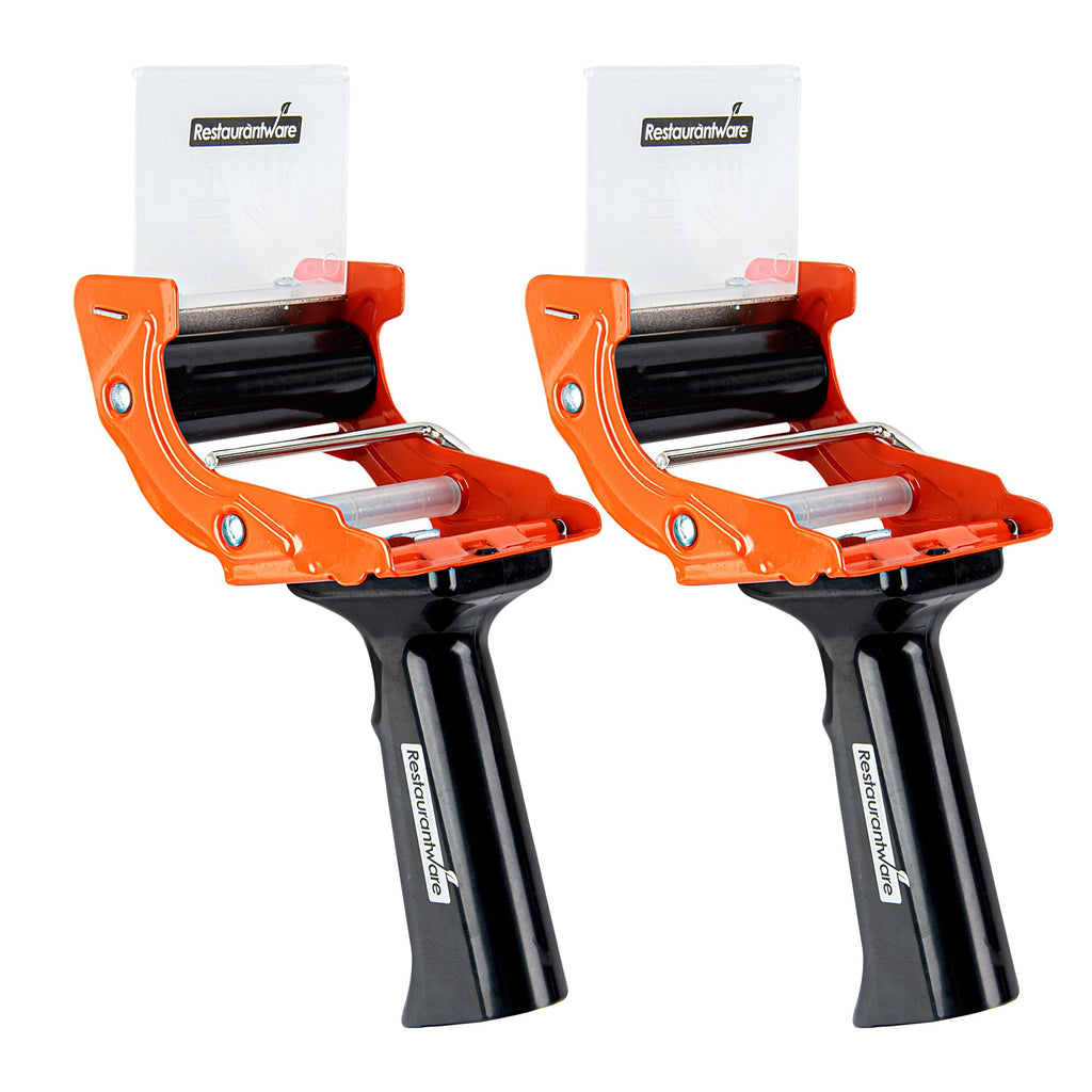 Handy Tek Orange Heavy-Duty Tape Dispenser Gun - 3" - 10 count box